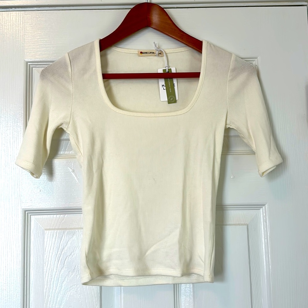 NWT Marine Layer square neck top